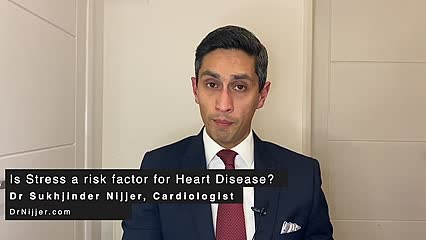 Is stress a risk factor for cardiovascular disease?