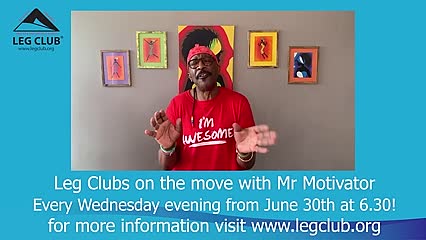 Leg Club and Mr Motivator