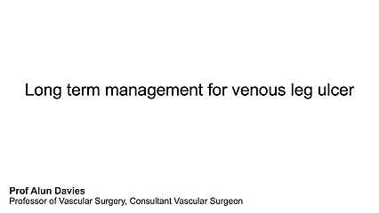 Long term management for Venous Leg Ulcer