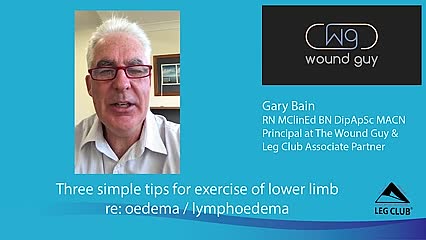 Three easy to follow exercise tips for oedema and lymphoedema 