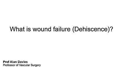 What is wound failure (Dehiscence)?