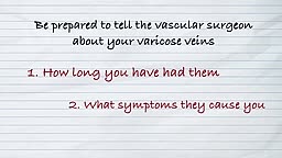 What to expect from your first appointment for varicose veins