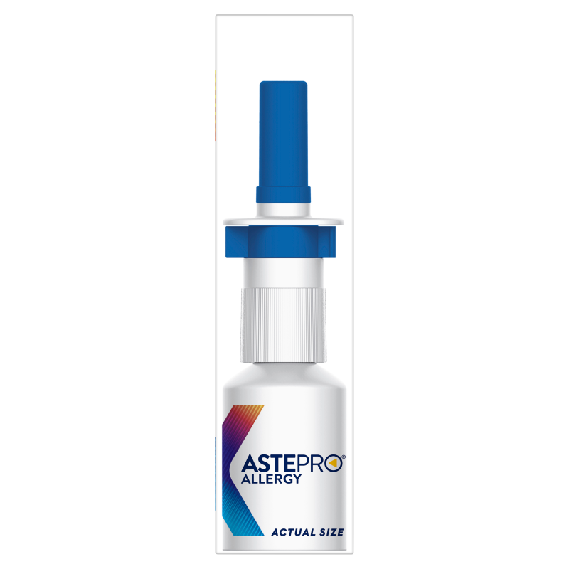 Astepro Allergy Antihistamine Nasal Spray. 60 Metered Sprays. 0.37 fl oz (11ml) [60 metered sprays]