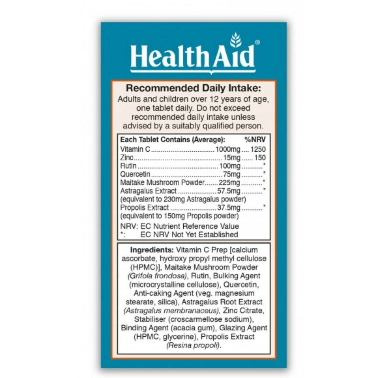 HealthAid Immuprotect Vegan Tablets (30)