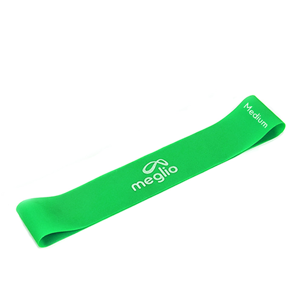 Meglio Resistance Loops Medium Strength for Fitness & Pilates (Green)