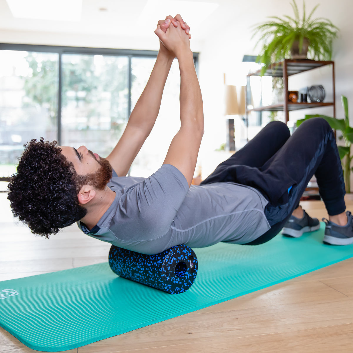 Meglio Yoga Mat 10mm Non-Slip for Yoga & Pilates (Red)