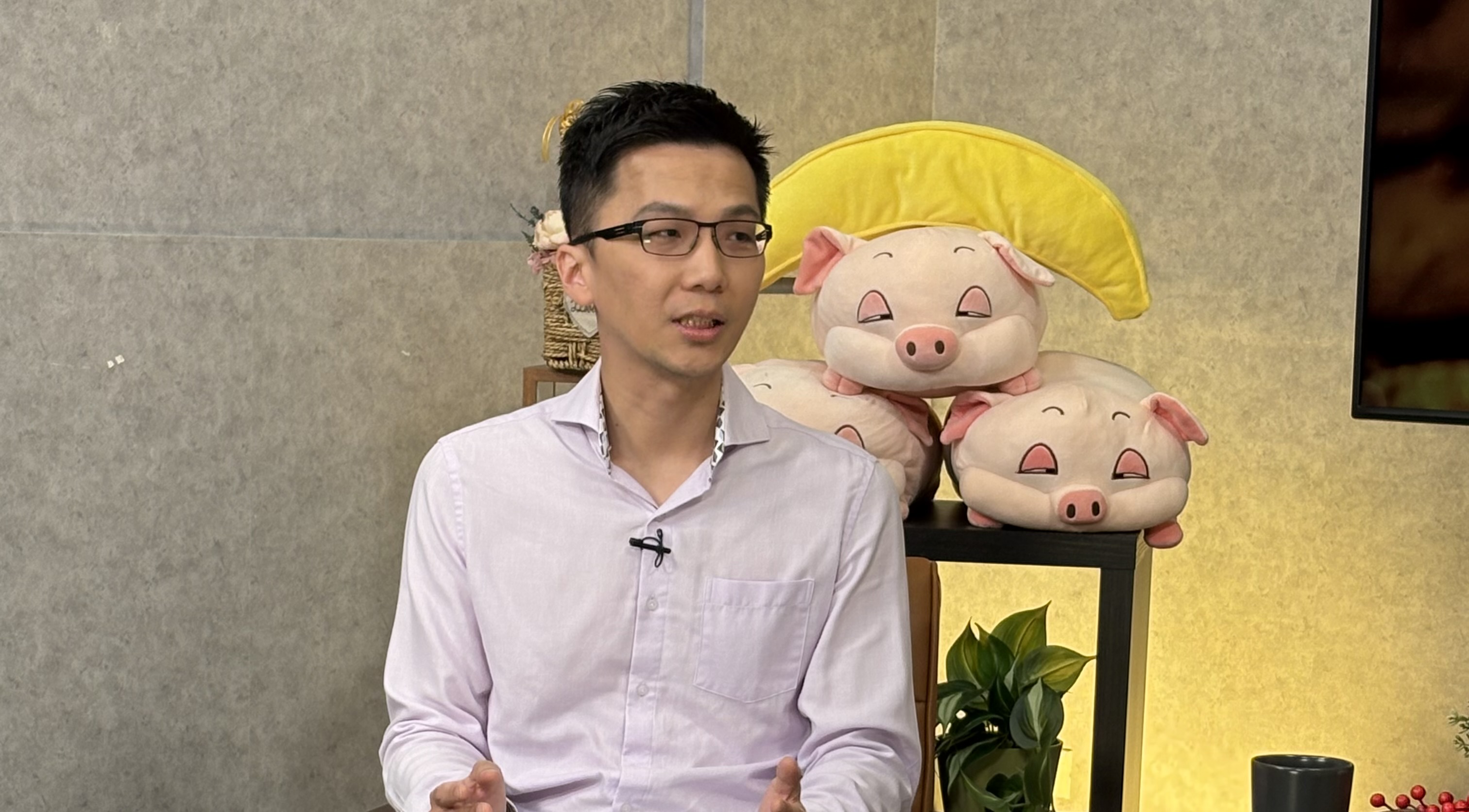 陳俊宇醫師上節目談帕金森氏症容易被忽略的「前驅期」。（圖／好好聽提供）