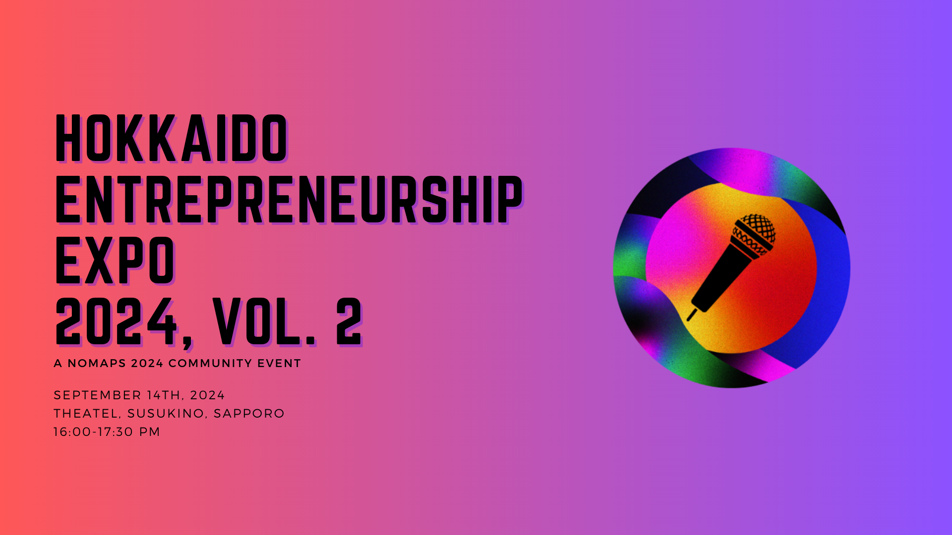 Hokkaido Entrepreneurship Expo 2024, vol. 2 banner