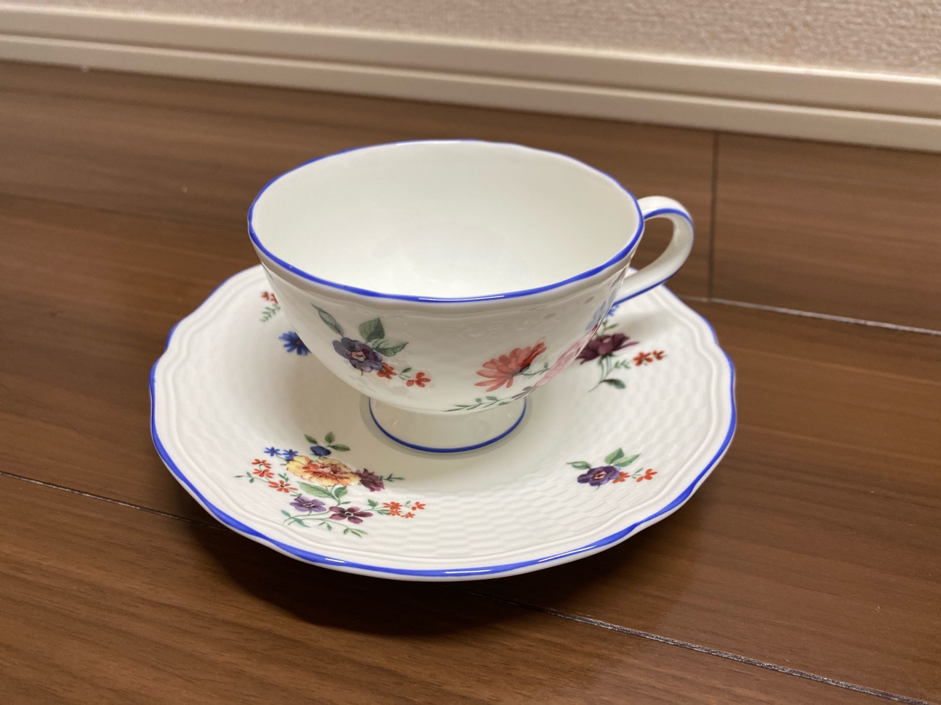 Wedgwood カップ&ソーサー タフェッタ 2客セット - グラス/カップ