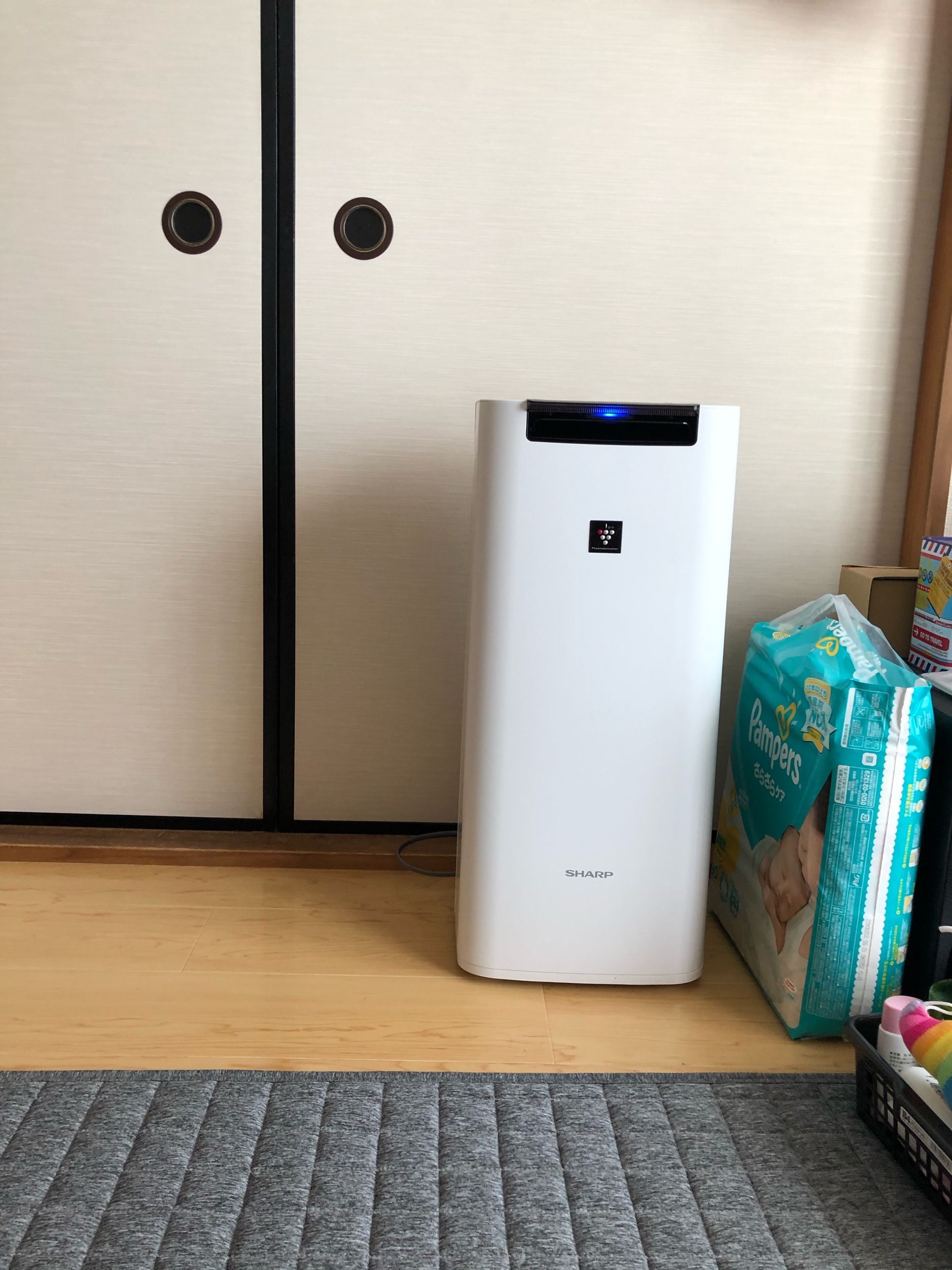 シャープ KINS40W 加湿空気清浄機 プラズマクラスター 25000 ホワ 