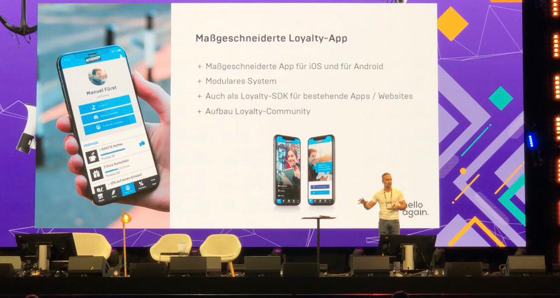 Seien Sie auf Messen und Events präsent um Ihre App vorzustellen.