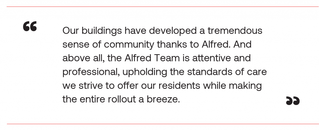 Alfred Property Partner Testimonial