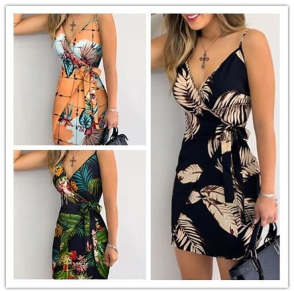 Women Summer Mini Sexy Party Casual Dress