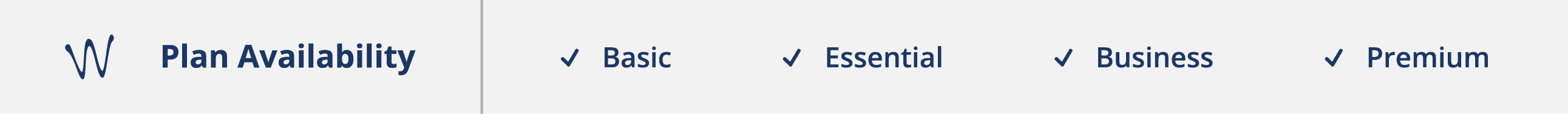 Plan Availability: Basic + Essential + Business + Premium