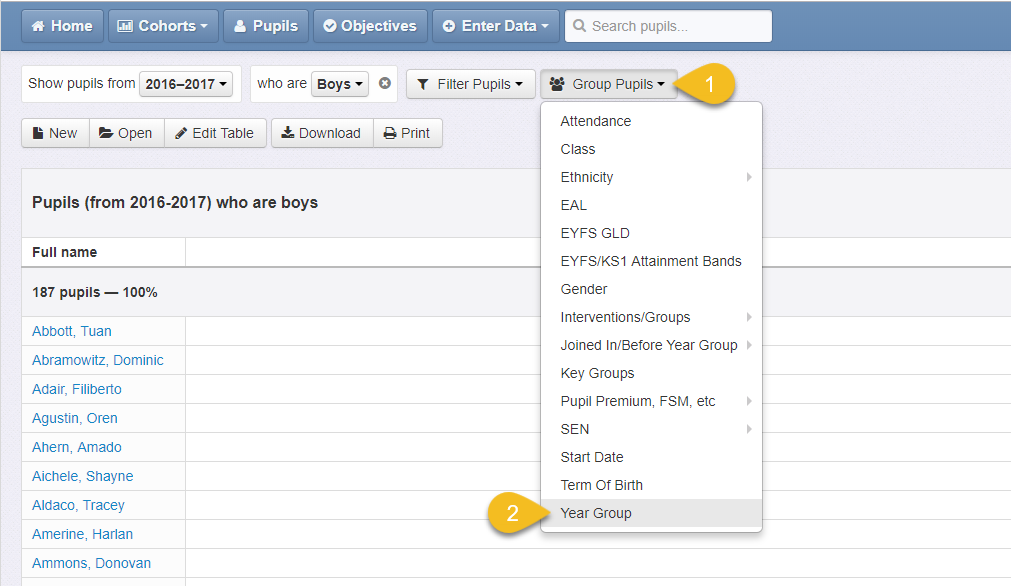 Filter and group by Filter and group by