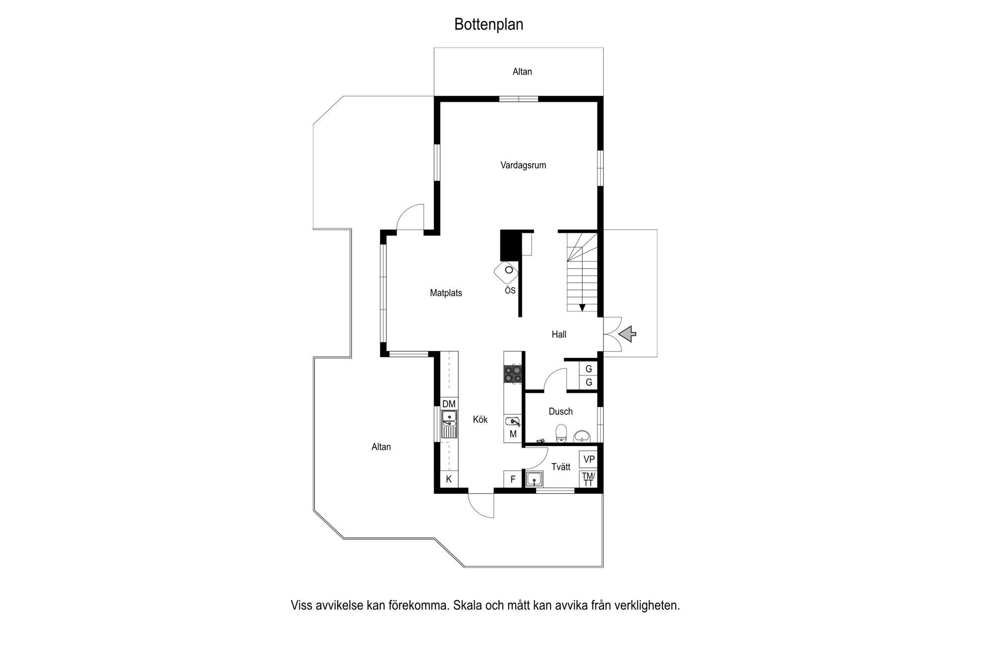 Floor plan for Umeå-Brattby 66
