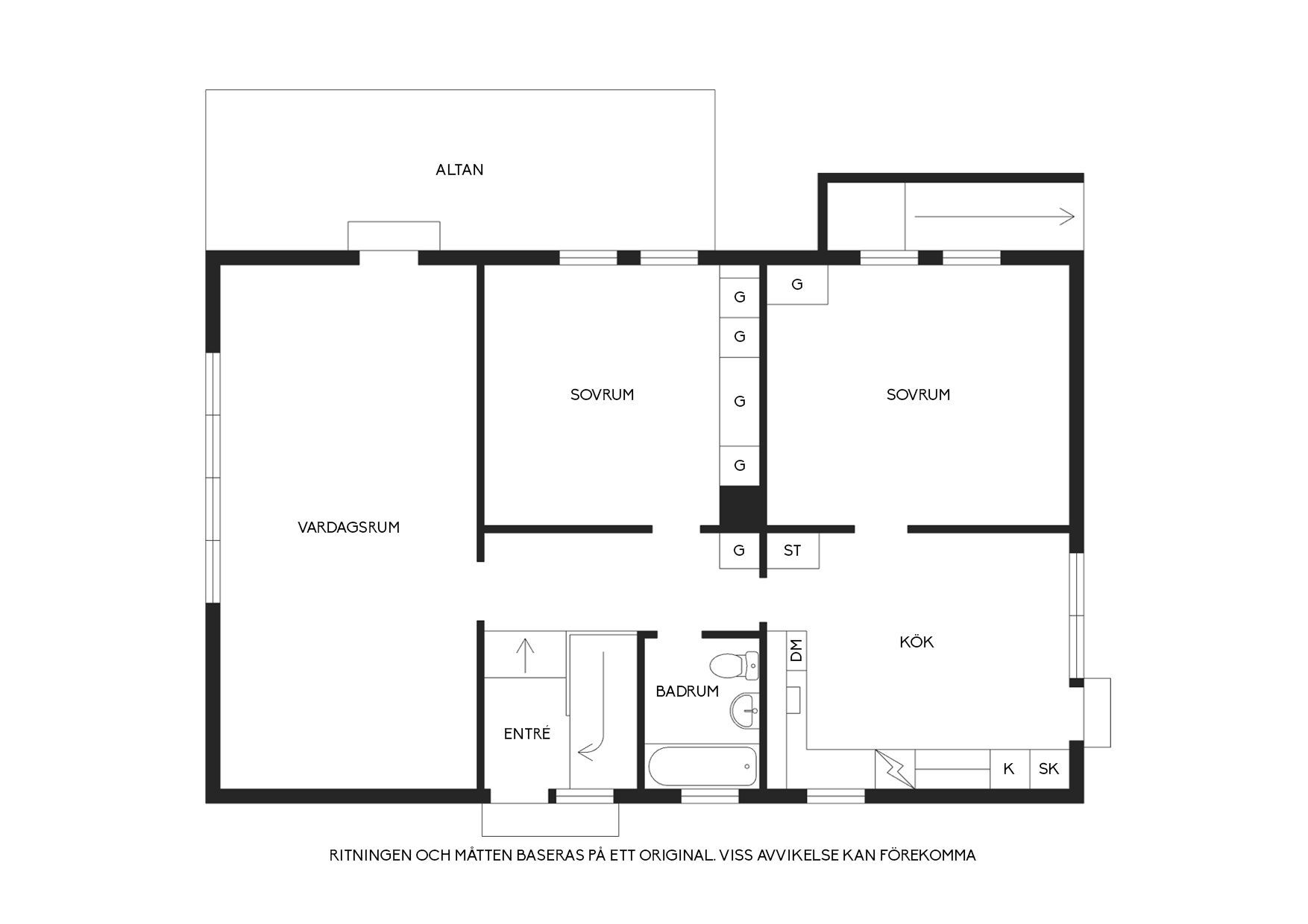 Planritning för Sjöslingan 21
