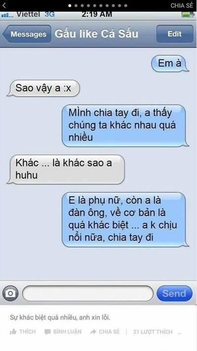 Chúng ta khác nhau quá