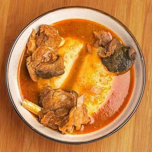 Fufu with Light Soup