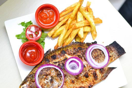 Grilled Tilapia with french fries