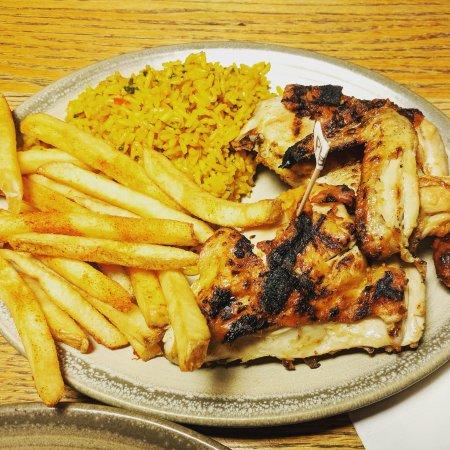 Chicken with Rice or Chips