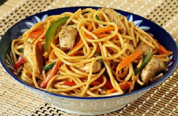 Chicken noodles