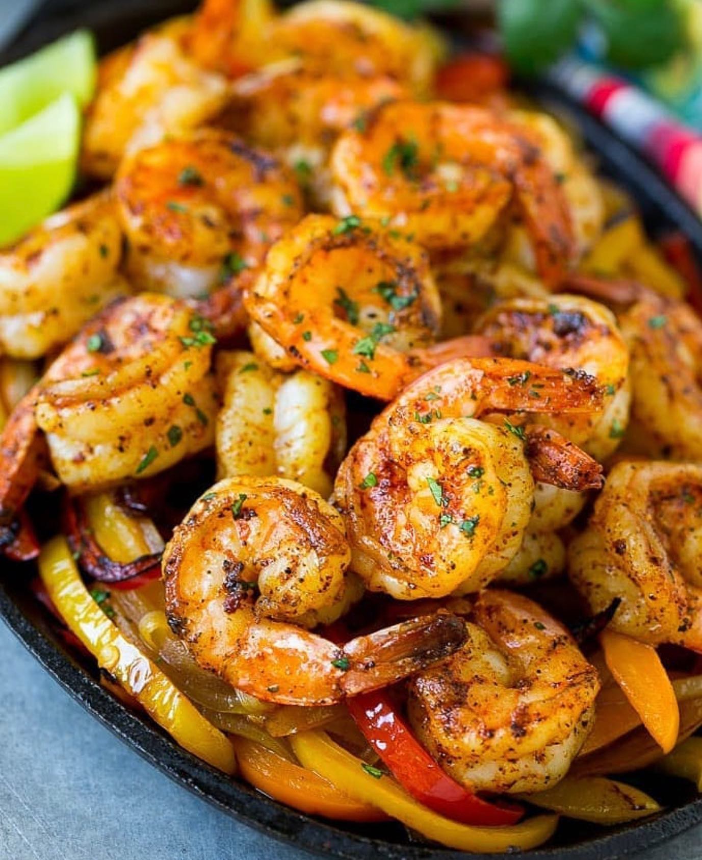 Shrimp Fajitas