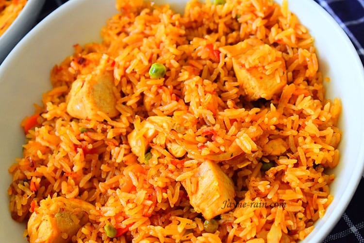 Special Jollof with Chicken