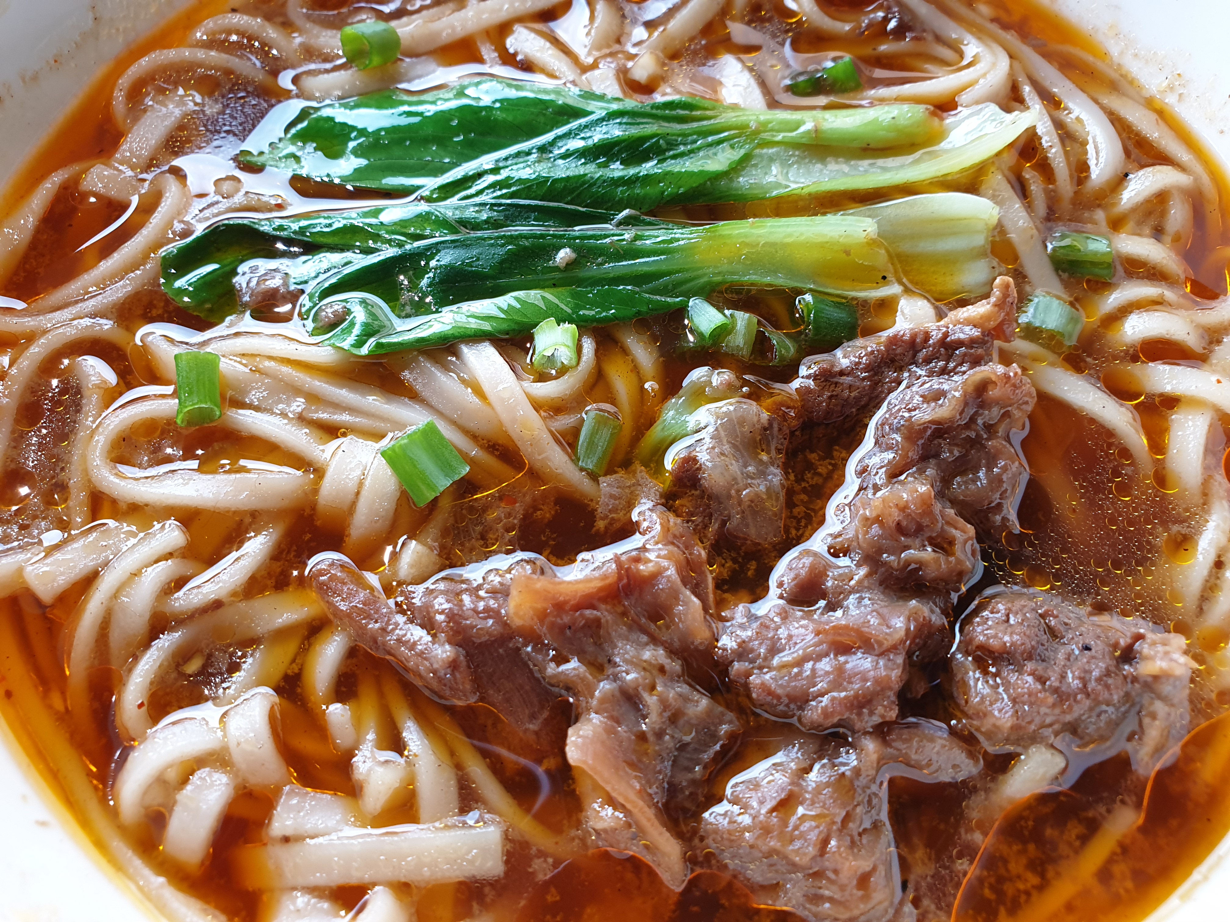 Spicy soup noodles with beef