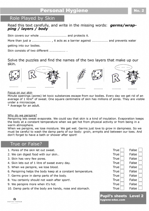 babycity worksheets helping parents teaching personal hygiene to their kids level 2 download the personal hygiene worksheets for kids level 2 7 pages
