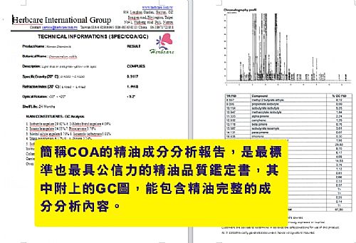 香草魔法學苑herbcare的精油品質認證 香草魔法學苑