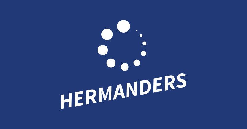 Hermanders nya logotyp