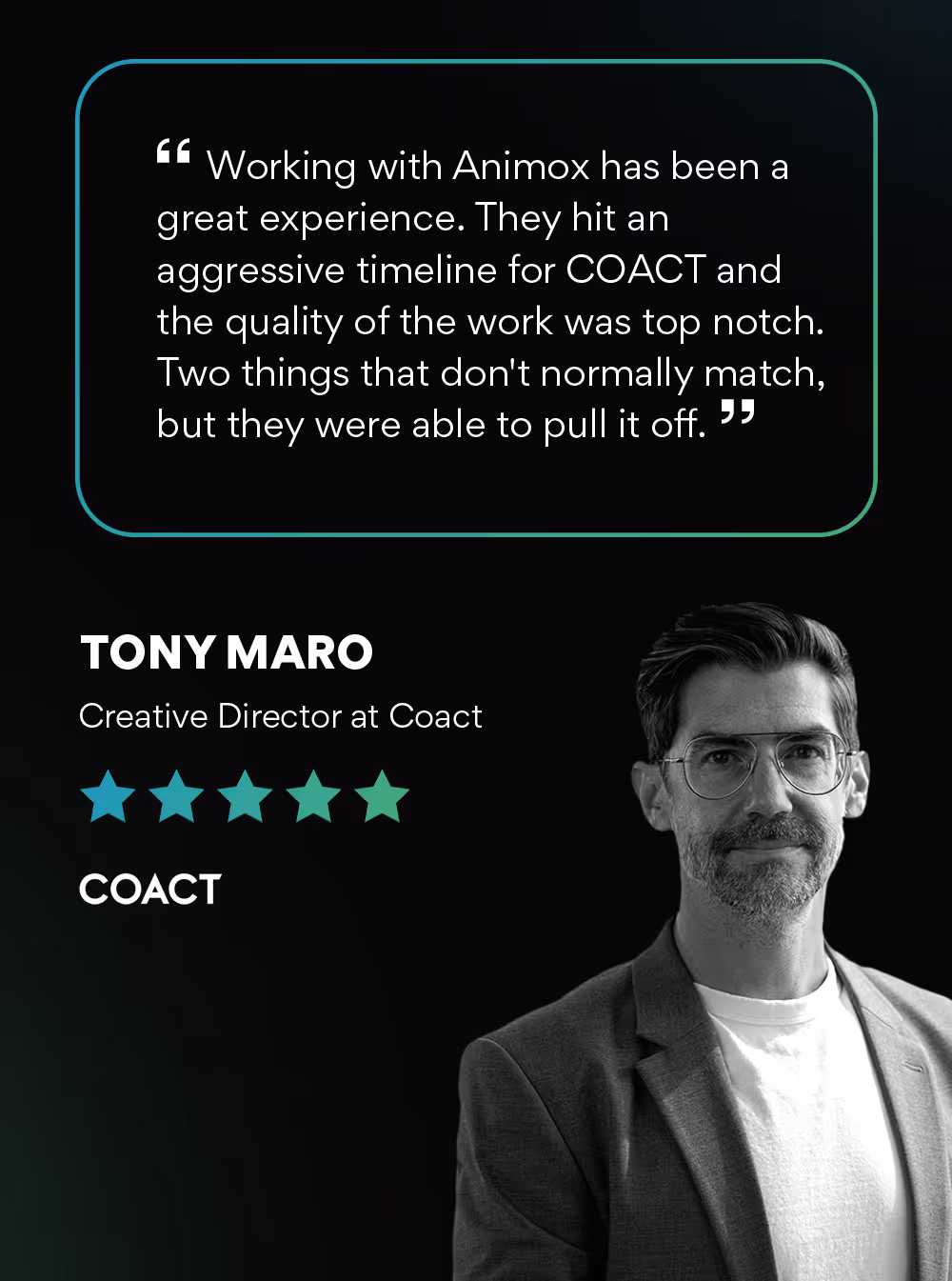 Coactc testimonial