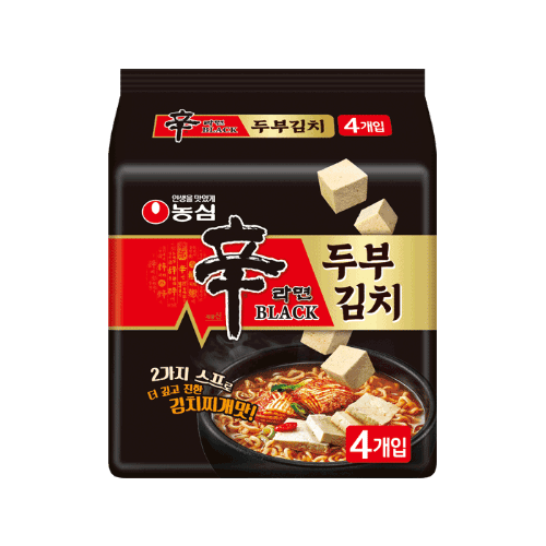 신라면블랙두부김치(127g*4)