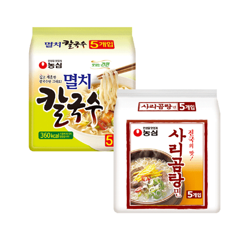 칼국수곰탕면20입(멸치칼국수10+사리곰탕면10)