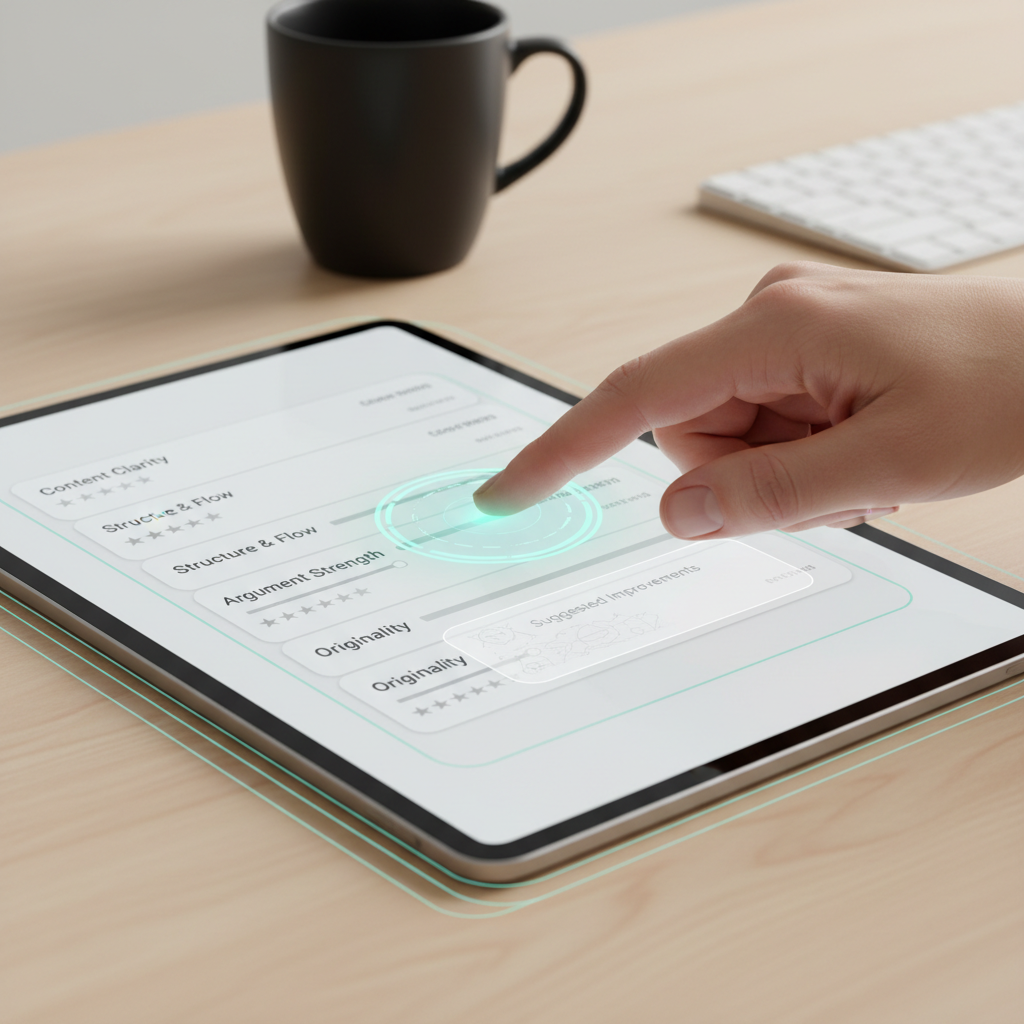 Evaluación eficiente con rúbricas personalizadas