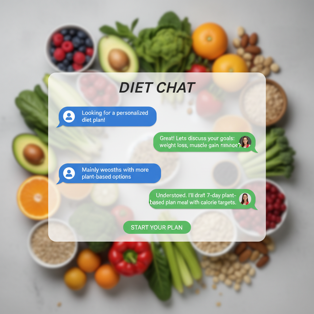Información instantánea sobre planes de dieta