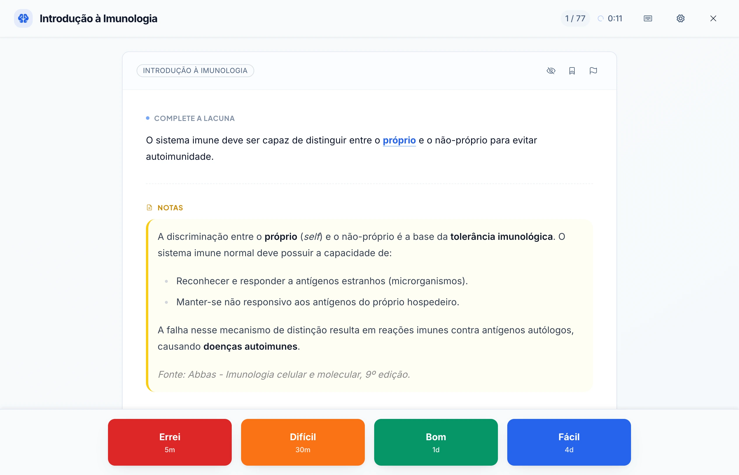 Flashcards da Hertz - visualização 5