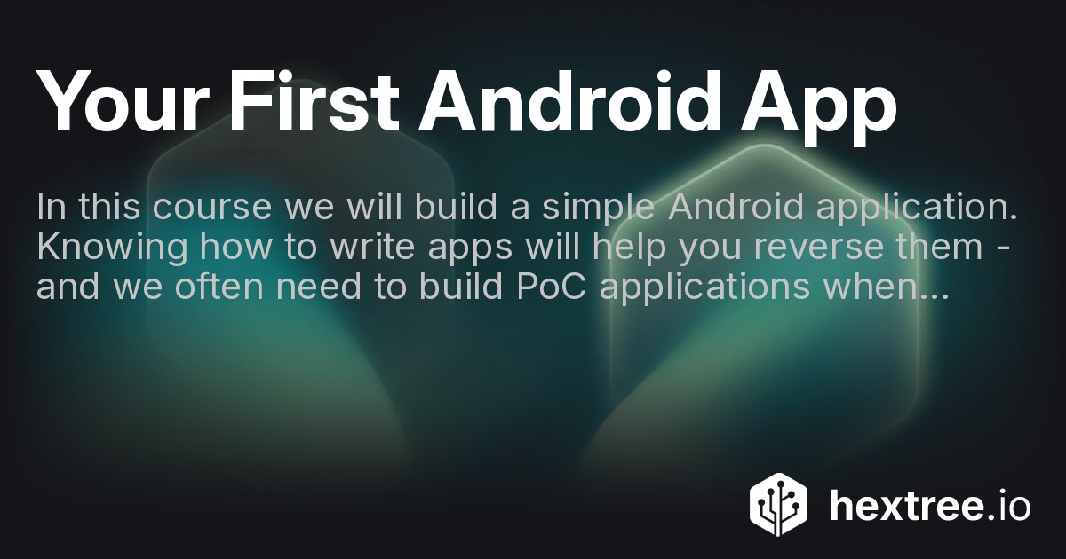 Your First Android App