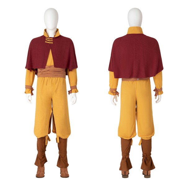 Adult Aang Halloween Costumes Avatar The Last Airbender Cosplay Suit - CCosplay.com