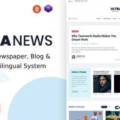 UltraNews v3.4.0 - Laravel Newspaper, Blog and Magazine Multilingual System Profile Picture