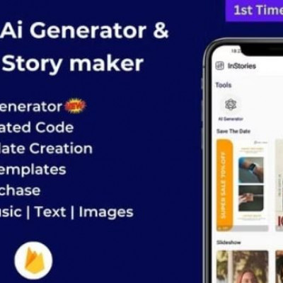 InStories- AI Image Generator & Instagram Story maker, Insta Story Maker, Ai Generator Admob And Profile Picture
