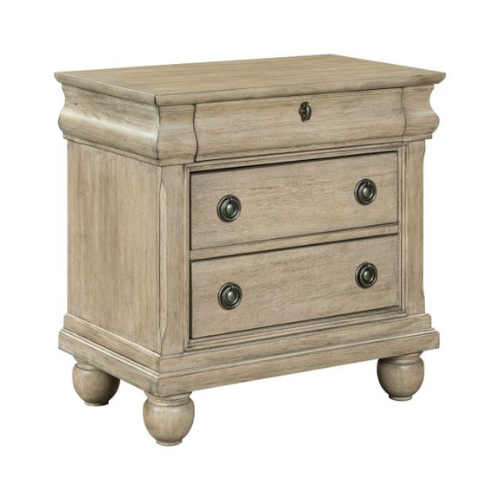 Picture of RUSTIC TRADITIONS NIGHTSTAND SADDLE TAN