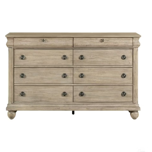 Picture of RUSTIC TRADITIONS 8 DRAWER  DRESSER SADDLE TAN