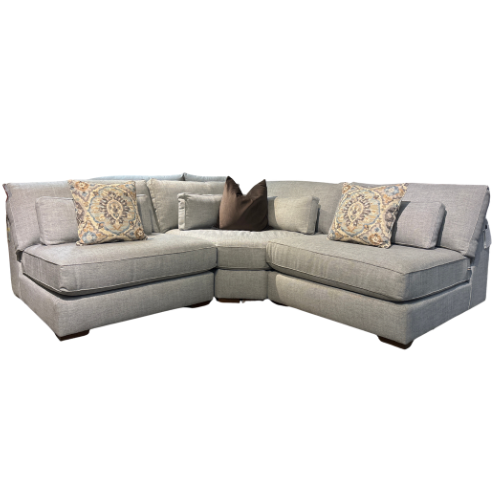 Picture of MOBY ARMLESS SECTIONAL STONE