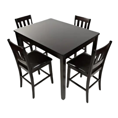 Picture of 5IECE COUNTER HEIGHT DINING SET IN DARK RUSTIC