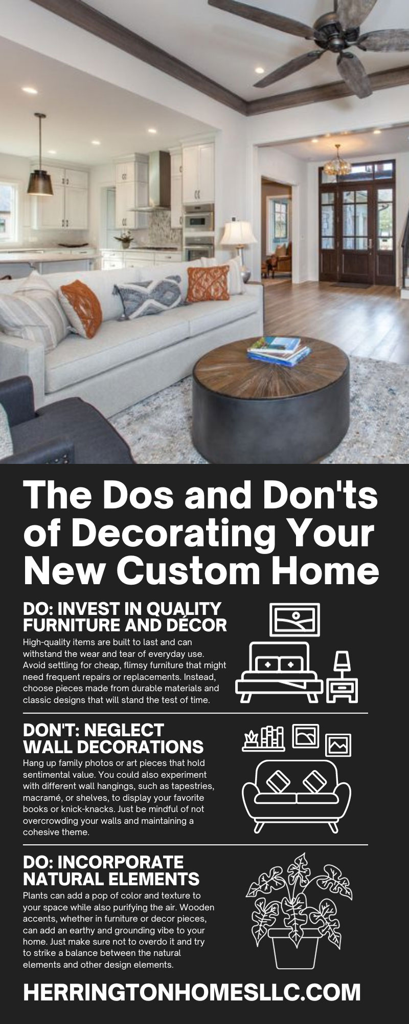 The Dos and Don'ts of Decorating Your New Custom Home