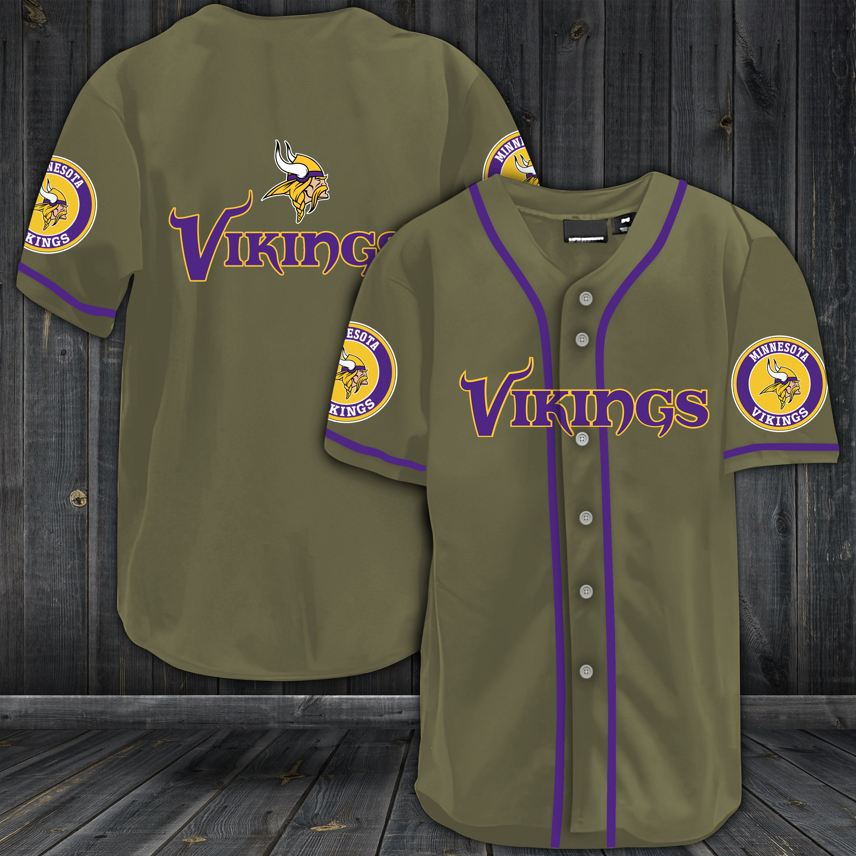 minnesota vikings baseball jersey