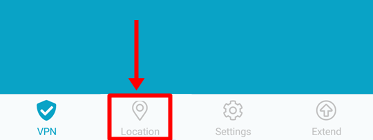 hide.me android location settings