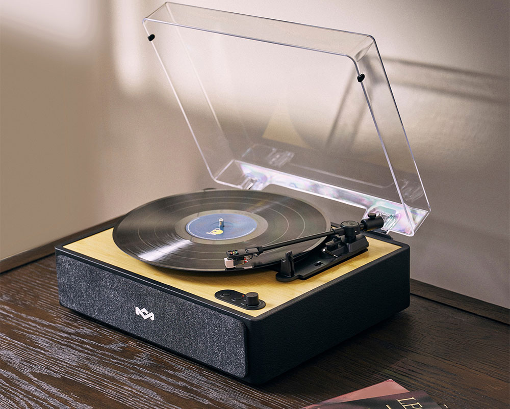 House of Marley Announces Rise Up Bluetooth Turntable with Built-in ...